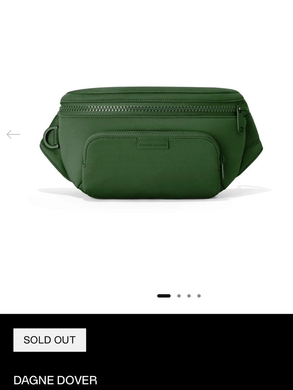Dagne Dover Forest Green Belt Bag